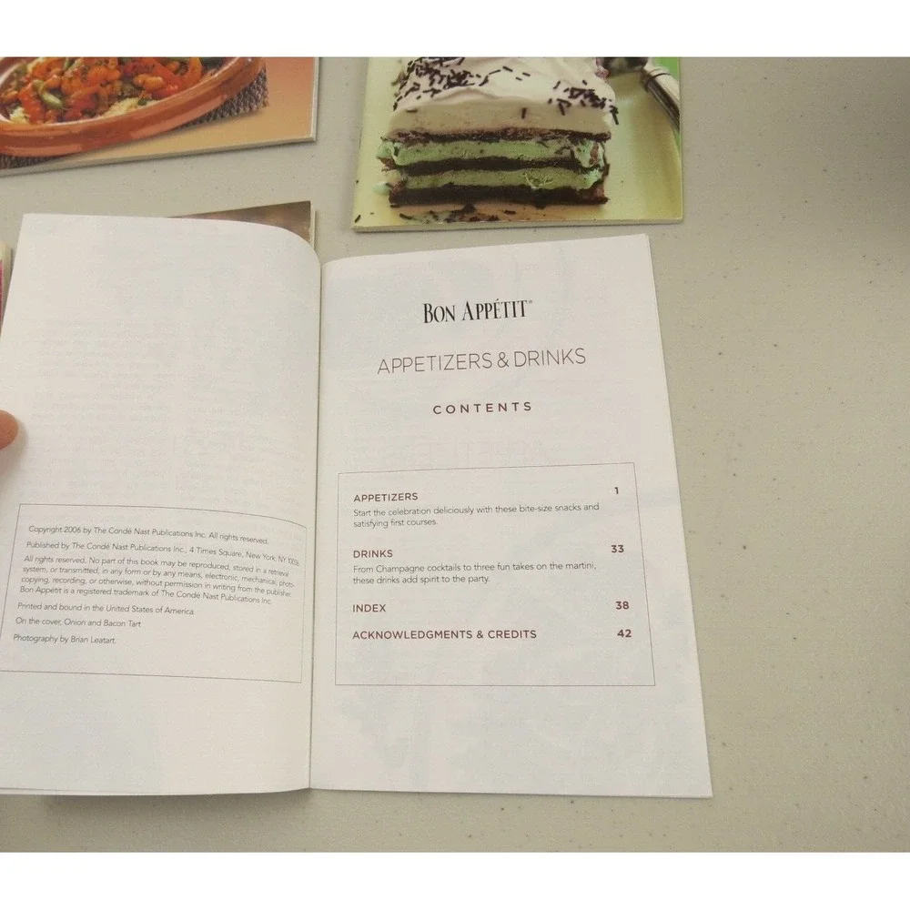 Bon Appetit lot cookbooks